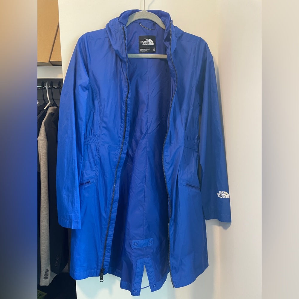 The North Face Blue Rain Coat Jacket